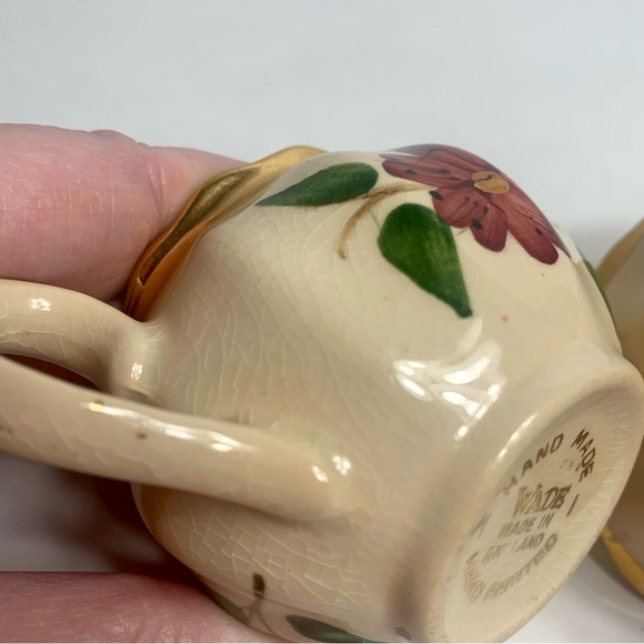 Vintage Wade miniature creamer and sugar dish set. Wade Made in England - Picture 12 of 12